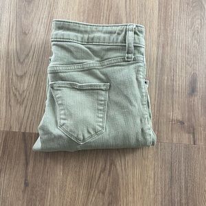 Super cute green Target skinny jeans!